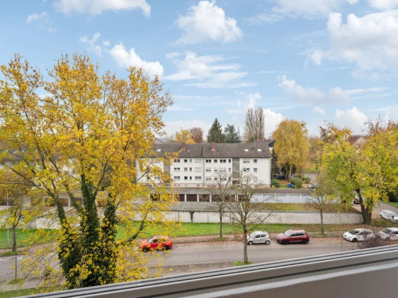 Blick vom Balkon