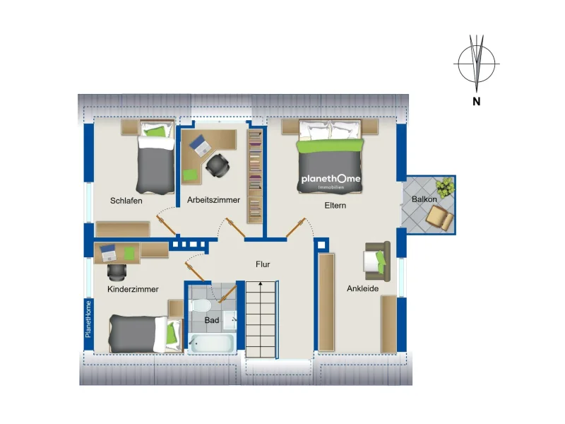 Grundriss Dachgeschoss