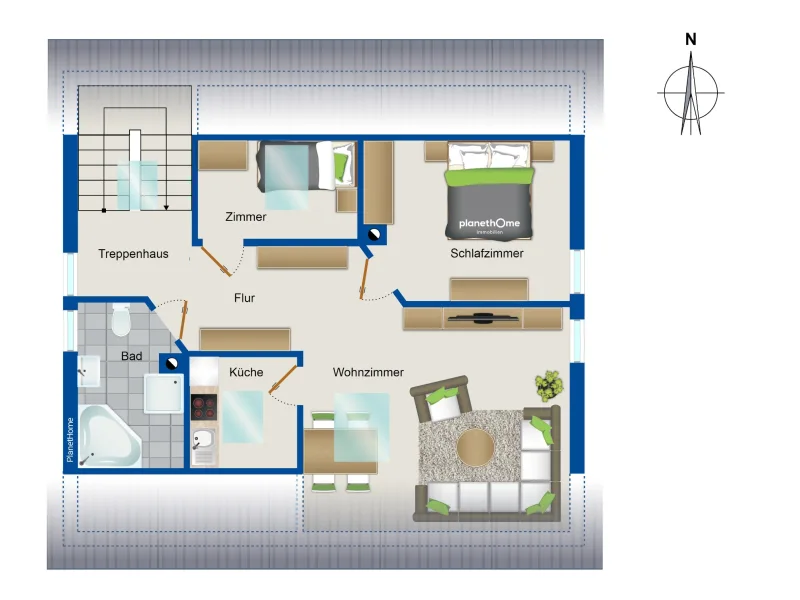 Grundriss Dachgeschoss