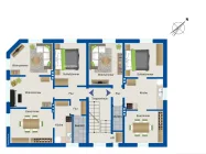 Grundriss 1.-2.  Obergeschoss