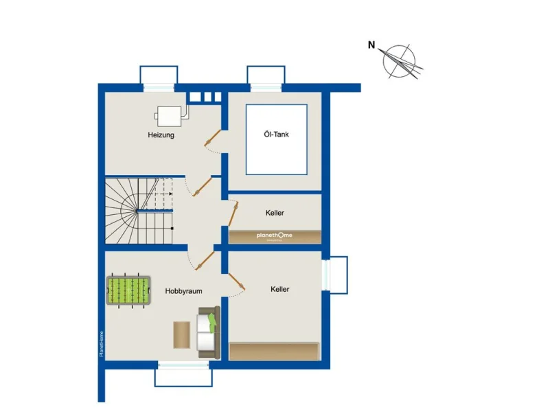 Grundriss Untergeschoss