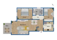 Grundriss Wohnung