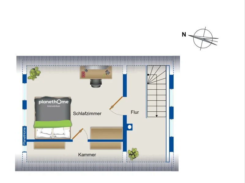 Grundriss - Dachgeschoss