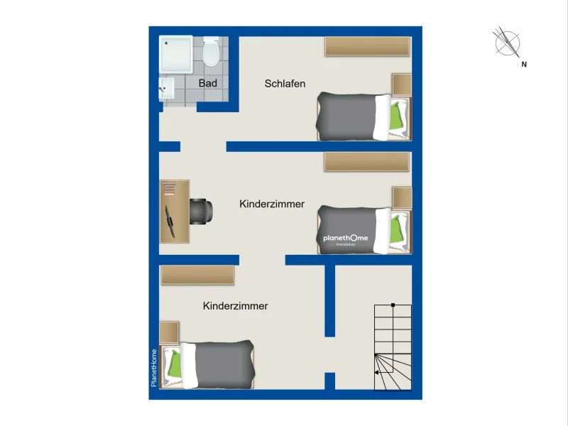 Grundriss Obergeschoss