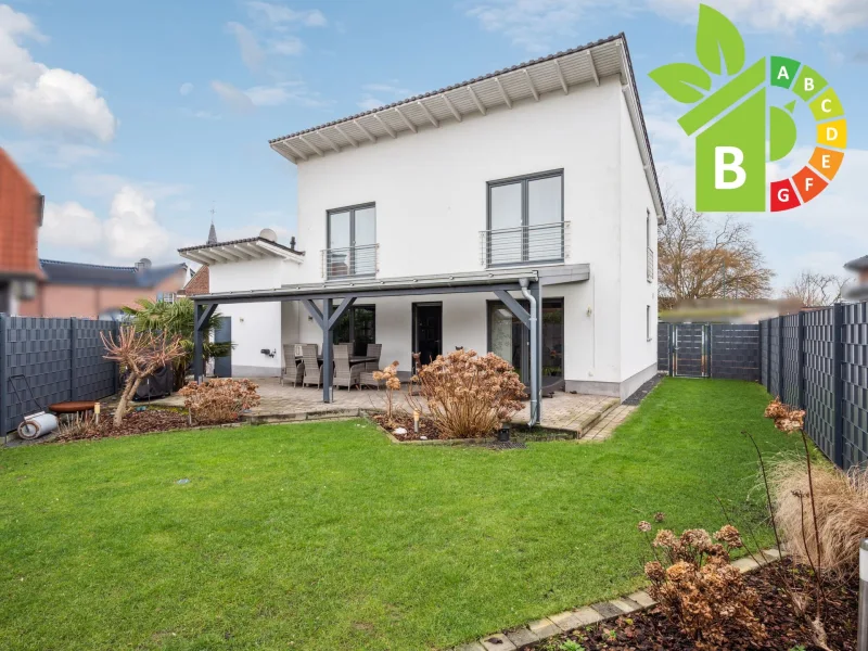 Rückansicht - Haus kaufen in Erkelenz - Tolles Einfamilienhaus mit schönem Garten in Erkelenz-Houverath