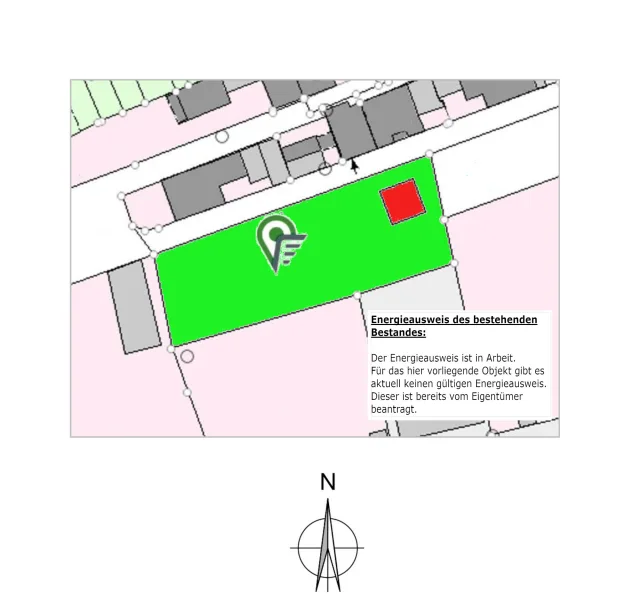 Lageplan-Ausschnitt