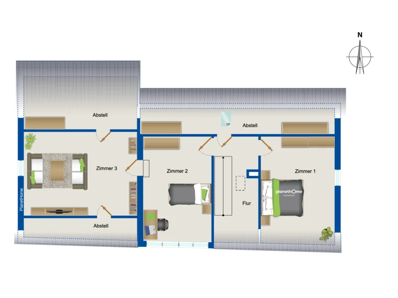 Grundriss - Dachgeschoss