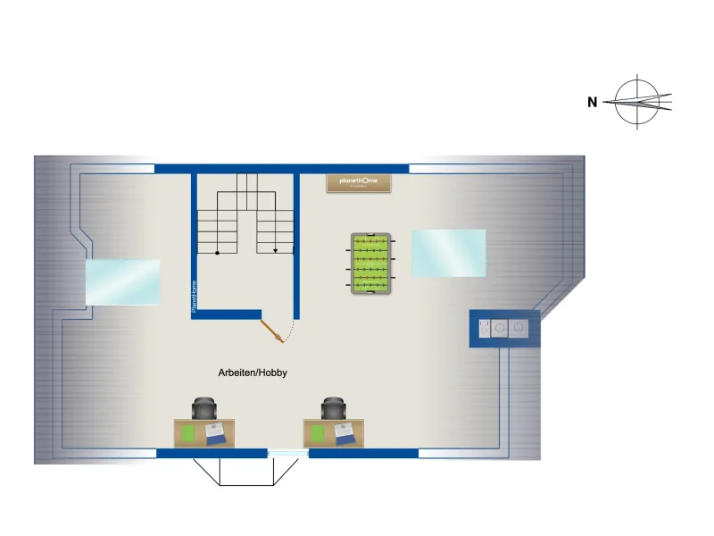 Grundriss Dachgeschoss