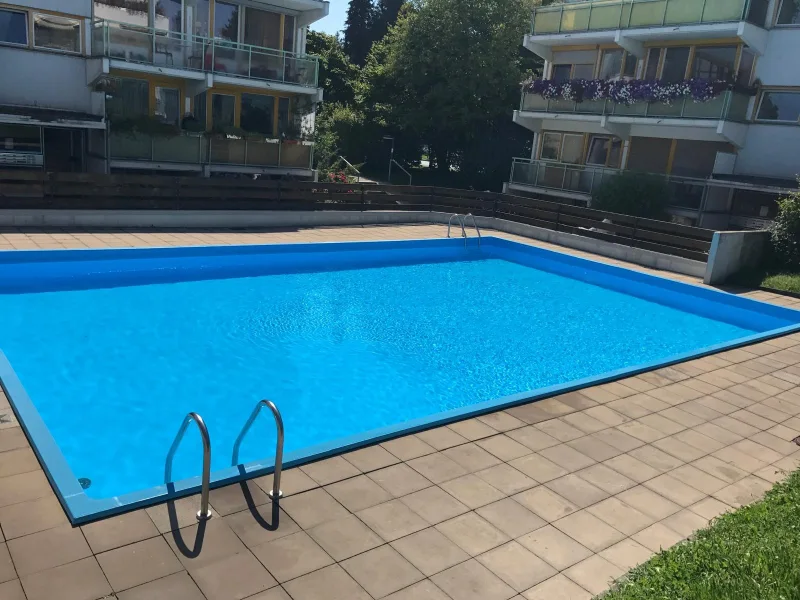 Pool im Sommer 