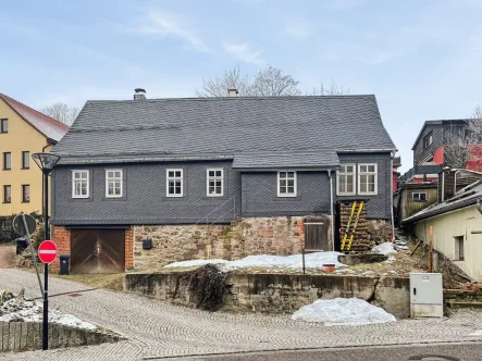 Titelbild - Haus kaufen in Suhl - Ein Juwel für Liebhaber historischer Architektur - Einfamilienhaus in Suhl/Schmiedefeld am Rennsteig