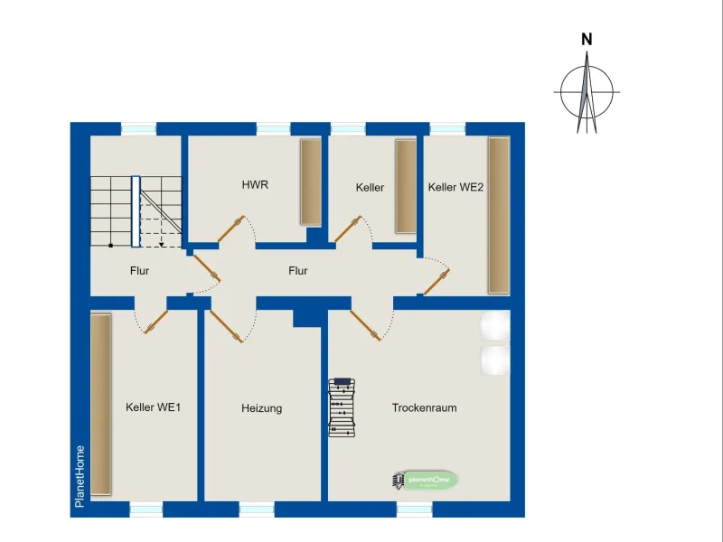 Grundriss - DHH 2 - UG