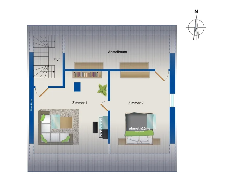 Grundriss - DHH 1 - DG