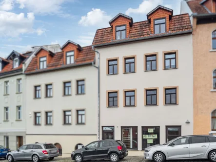 Hausansicht - Haus kaufen in Kahla - Wohn- und Geschäftshaus im Zentrum von Kahla