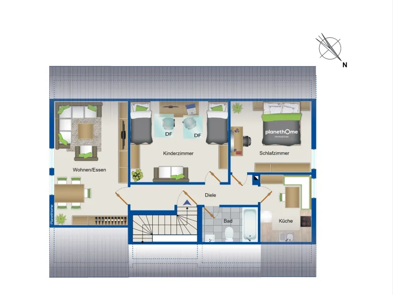 Grundriss Dachgeschoss