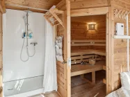 Sauna und Dusche