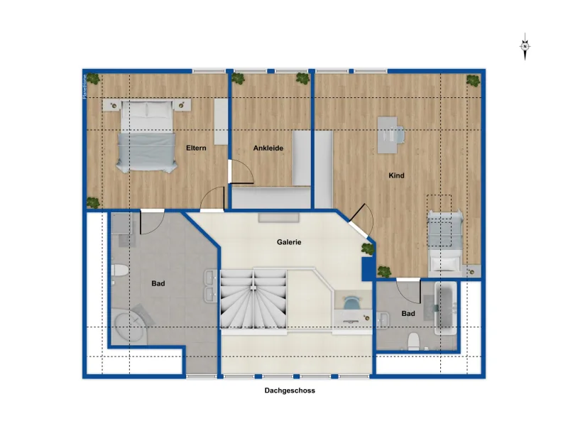 Grundriss - Dachgeschoss