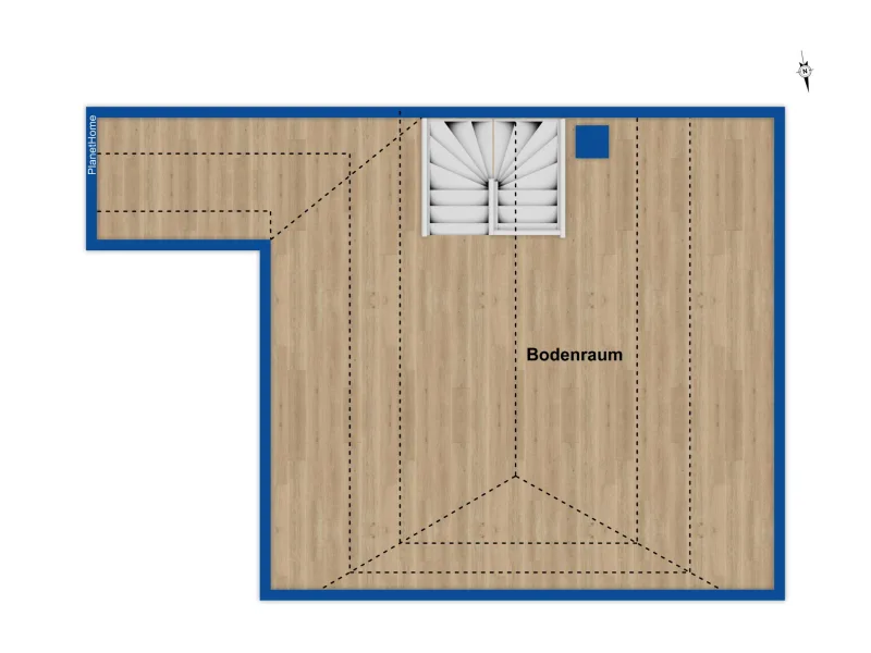 Grundriss Dachboden