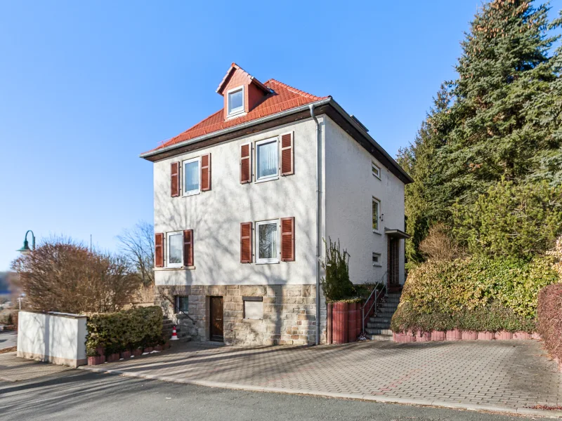 Außenaufnahme  - Haus kaufen in St Gangloff - Ein- oder Zweifamilienhaus mit Gewerbeeinheit in St. Gangloff 