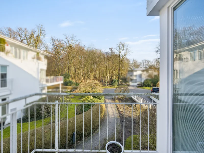 Blick vom zweiten Balkon