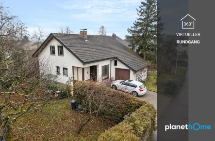 Objektansicht - Haus kaufen in Rheinfelden - Gepflegtes und bezugsfreies Ein- bis Zweifamilienhaus mit Einliegerwohnung und großem Garten