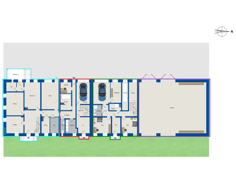 GRÜN Grundriss EG