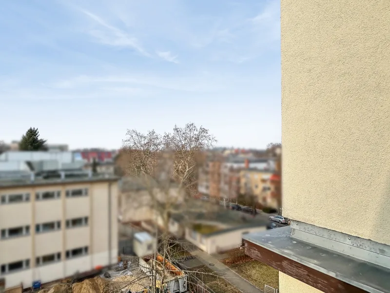 Blick vom Balkon