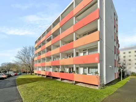 Rückansicht - Wohnung kaufen in Göttingen - Charmantes Apartment mit Balkon in Göttingen-Geismar 