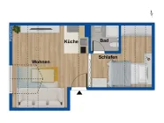 Grundriss Wohnung