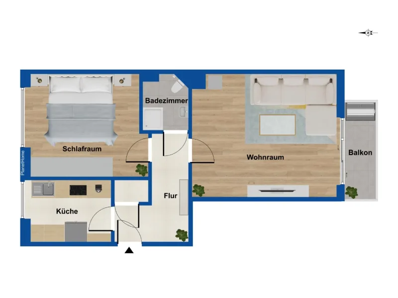 Grundriss - 1. Obergeschoss