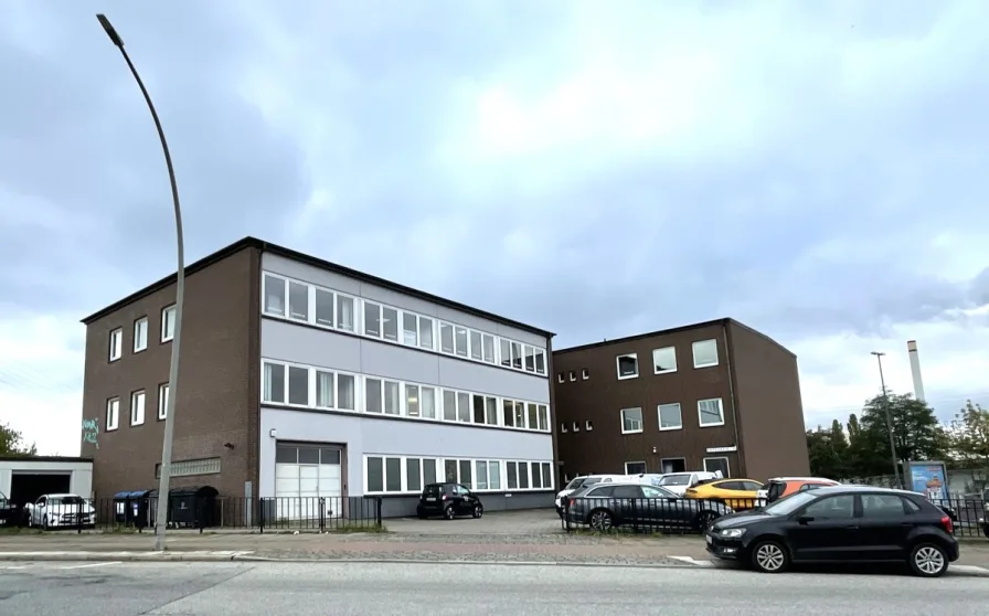 Außenansicht - Büro/Praxis mieten in Hamburg - Renovierte und praktische Bürofläche in Hamburg-Billbrook zu vermieten!