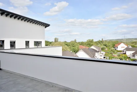 Panoramablick - Wohnung mieten in Bingen am Rhein / Dietersheim - Penthaus mit toller Terrasse -moderne Haustechnik in kleiner Einheit !!!
