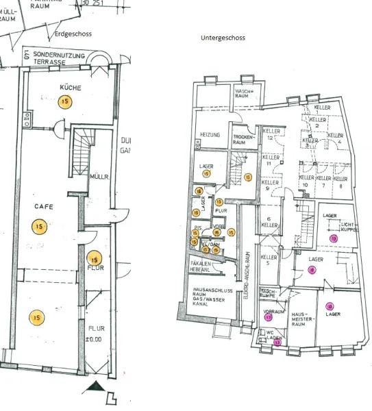 Grundriss EG und UG