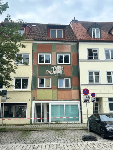 Außenansicht - Haus kaufen in Kempten - ALTSTADTFLAIR- WOHN UND GESCHÄFTSHAUS IM HERZEN VON KEMPTEN