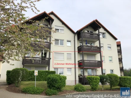 Hausansicht - Wohnung mieten in Waldheim - Helle und moderne 2-Zimmer-Wohnung mit großem Balkon