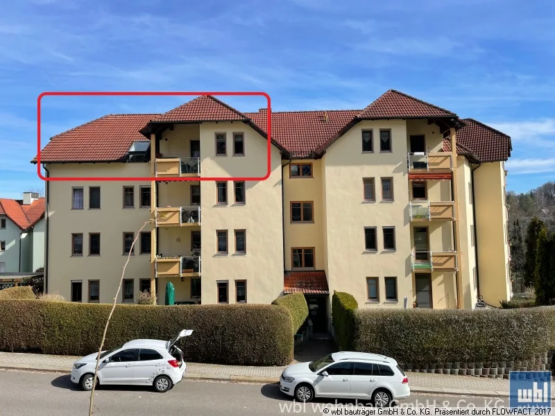 14 - Wohnung mieten in Waldheim - Top sanierte 4-Zimmer-Wohnung mit Balkon im Dachgeschoss, neue Einbauküche, Fahrstuhl im Haus