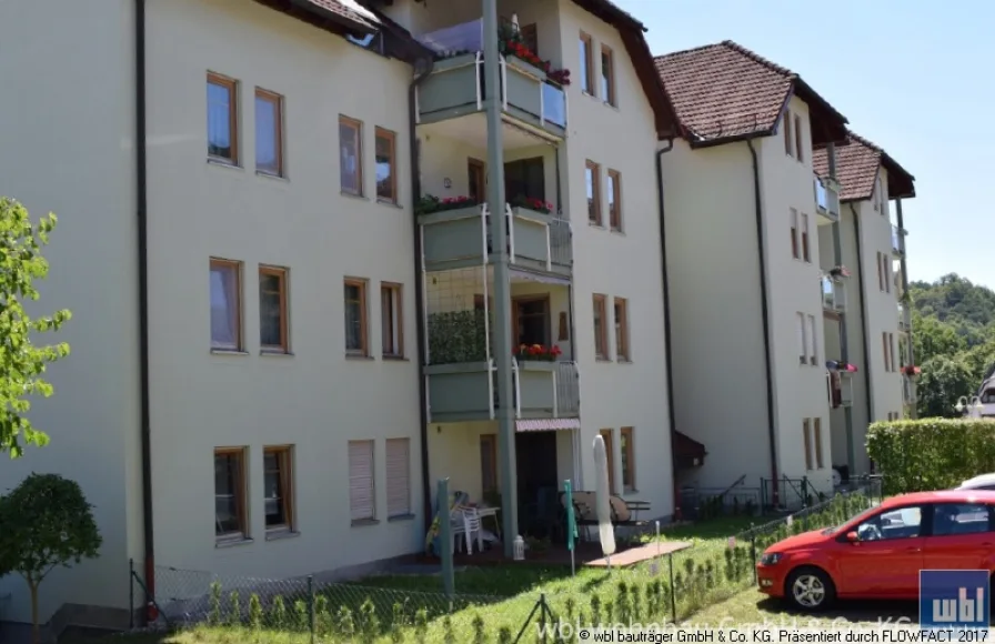 Wohnanlage Schillerstr1 - Wohnung kaufen in Waldheim - 2-Zimmer-Wohnung mit Terrasse und Garten