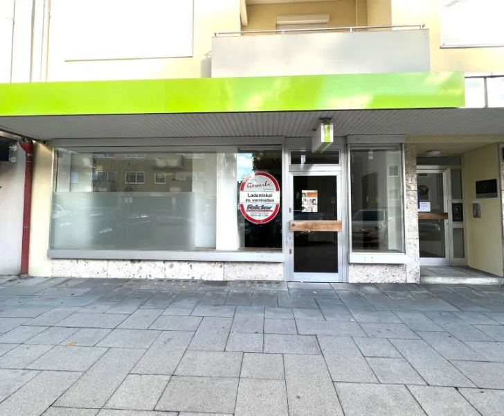 Außenansicht - Laden/Einzelhandel mieten in Rosenheim - Schönes Ladenlokal in guter B-Lage Rosenheims