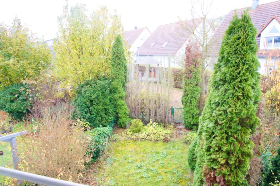 Gartenblick Schlafzimmer