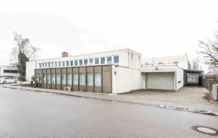 Außenansicht - Halle/Lager/Produktion mieten in Gaimersheim - Lager/Halle mit Büro im Gewerbegebiet Gaimersheim