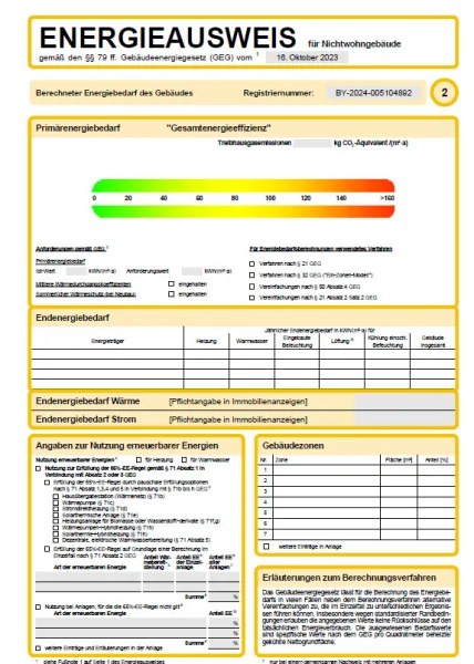 Energieausweis 2