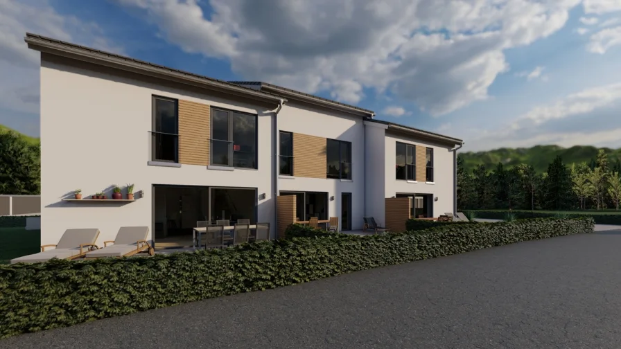 Visualisierung - Haus kaufen in Beilngries - NEUBAU - Reiheneckhaus in Beilngries