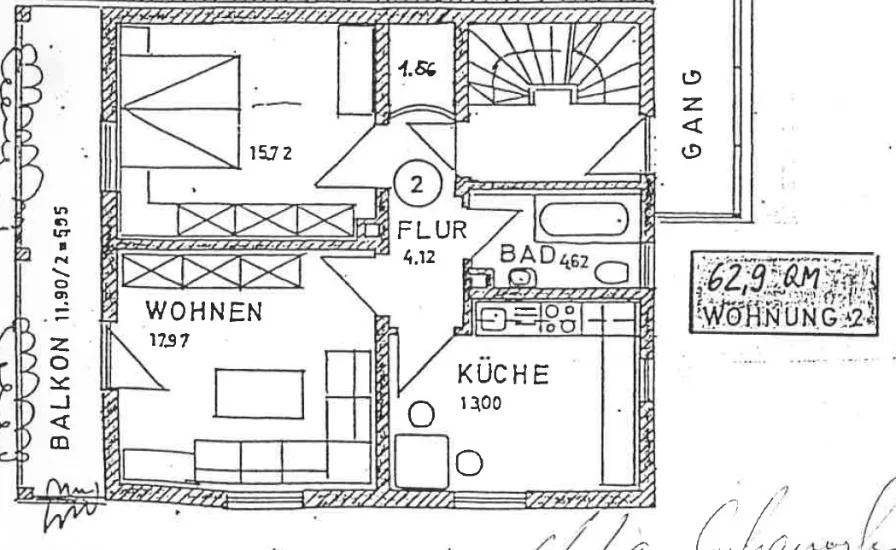 Grundriss Wohnung