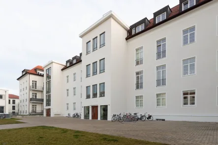 Außenansicht - Wohnung mieten in Ingolstadt - Hochwertige Maisonette-Wohnung mit Panoramablick über die Dächer der Innenstadt