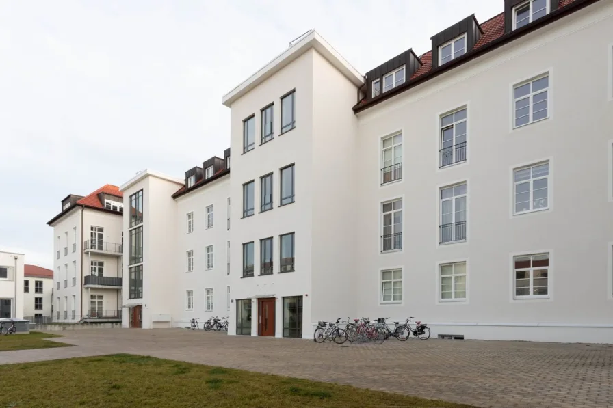 Außenansicht - Wohnung mieten in Ingolstadt - Hochwertige Maisonette-Wohnung mit Panoramablick über die Dächer der Innenstadt