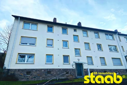 Außenansicht - Wohnung kaufen in Aschaffenburg - 3-ZIMMERWOHNUNG ZWISCHEN STADTRAND UND ASCHAFFENBURG-SCHWEINHEIM!