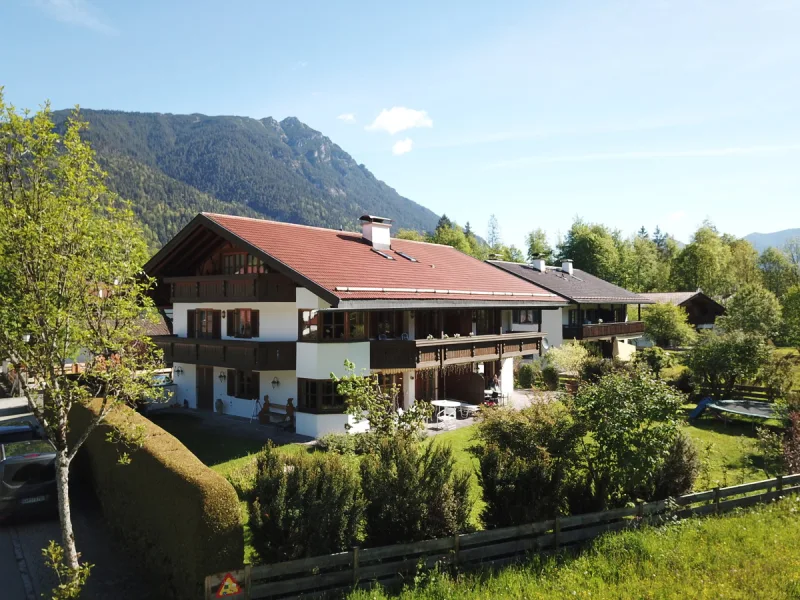 Hausansicht 2 - Wohnung mieten in Grainau - 2-Zimmer teilmöbliert in Grainau