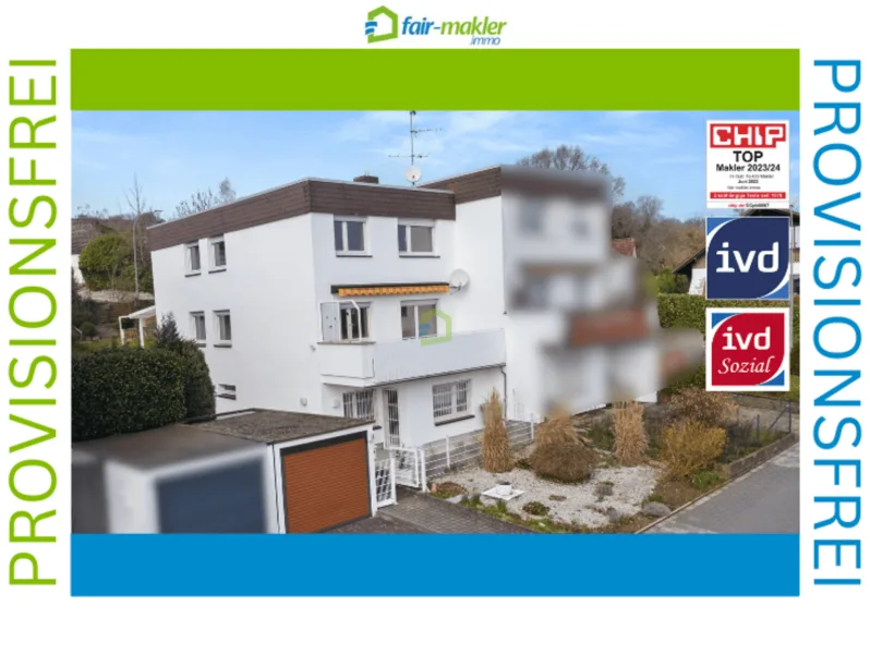 Ansicht - Haus kaufen in Rosbach vor der Höhe - FAIR-MAKLER: Familientraum - Gepflegte Doppelhaushälfte zum fairen Preis