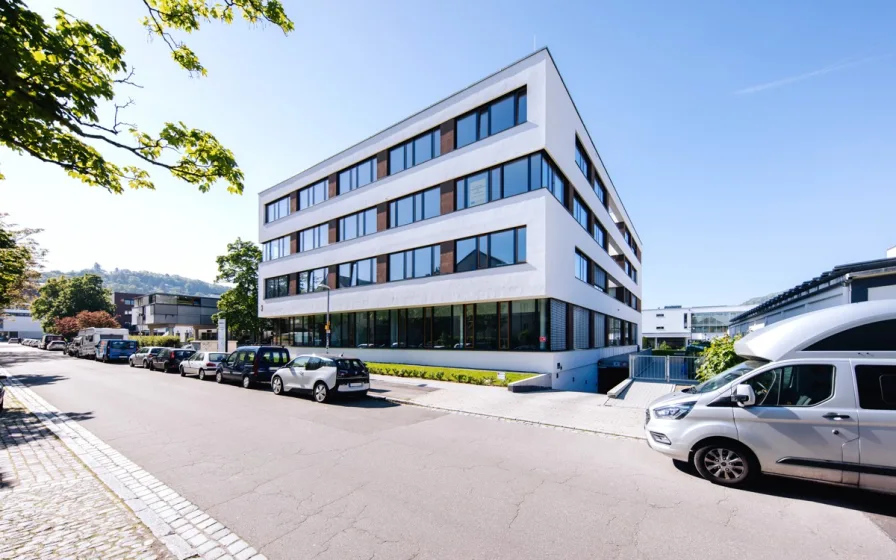 Hausansicht - Büro/Praxis mieten in Freiburg - Nachhaltig und flexibel konzipierte Neubau-Büroflächen