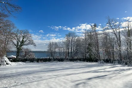 Traumhaftes Grundstück am See - Grundstück kaufen in Feldafing - Rarität: Seegrundstück von 13.324 m² und genehmigter Villen-Planung