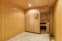 Sauna im Untergeschoss